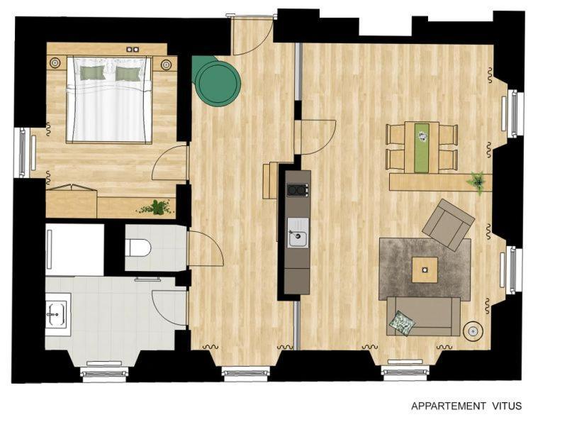 Himmlisch Urlauben Soechau Apartamento Quarto foto
